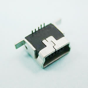 MUSB5S MINI USB SERIES 5P B FEMALE VERTICAL SMD TYPE