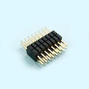P104 Dual Row 06 to 100 Contacts Straight And Right Angle Type